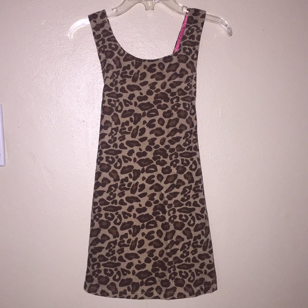 girls cheetah print dress